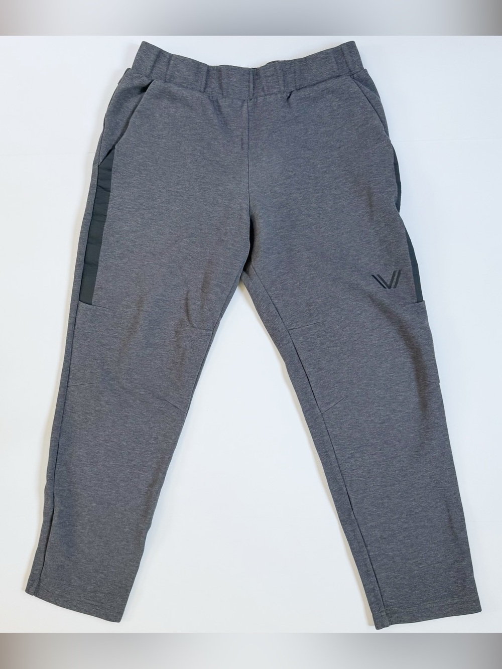Peak Velocity Trackster Men’s Medium Gray Athletic Pants Jogger Training Tech